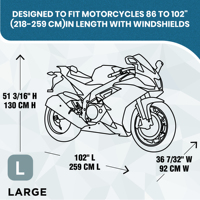 Housse de moto en Polyester robuste, Logo personnalisé, housse de moto Durable de luxe