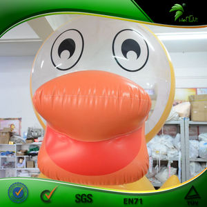 <span class=keywords><strong>Ballon</strong></span> gonflable canard jaune flottant, jouet pour piscine d'été, décoration de couleur rose, dessin animé - Product Image 4