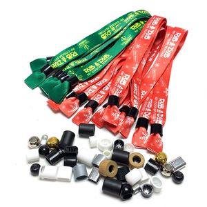 Pulseras de Tela Ajustables con Cierre, Personalizadas con Logotipo, para Festivales - Product Image 2