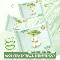 Lingettes humides douces à l'aloe vera, lingettes nettoyantes jetables non tissées et biodégradables
