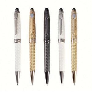 Stylo de luxe en métal doré avec logo personnalisé, cadeau VIP, écran tactile pour téléphone, logo gravé au laser - Product Image 1