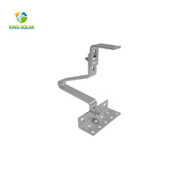 Crochet de fixation solaire KINGSOLAR pour toiture commerciale, certifié CE ISO, fournisseur OEM