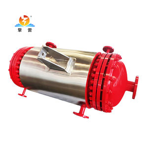 Échangeur de chaleur Shell et <span class=keywords><strong>Tube</strong></span> d'alimentation en usine de vapeur d'air condenseur tubulaire à vapeur de gaz de combustion - Product Image 1