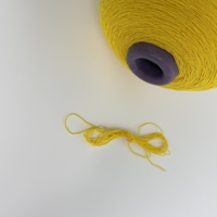Fil double recouvert en polyester et élasthanne coloré, best-seller, 560150150, technique de couleur personnalisée pour le tricot de chaussettes