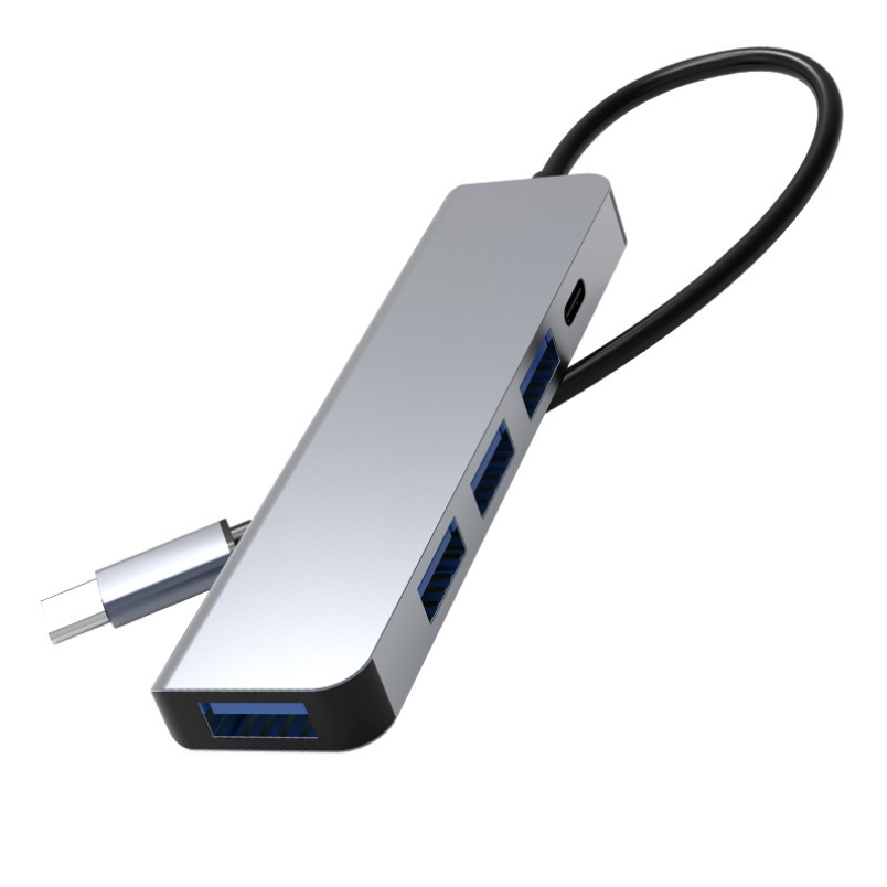 5 в 1 высокоскоростной ноутбук Usb-c 5-разъемное зарядное usb-устройство Usb концентратор PD зарядки Usb 3,0 концентратор