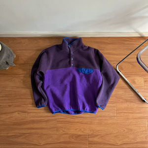 เสื้อแจ็คเก็ตสปอร์ตสไตล์เรโทร ผ้าฟลีซ อุ่นสบาย แฟชั่นอเมริกัน สำหรับผู้ชายและผู้หญิง เห<span class=keywords><strong>มา</strong></span>ะสำหรับการเดินทาง เดินป่า สวมใส่สบาย ทรงโอเวอร์ไซส์ ทันสมัย เป็นมิตรกับสิ่งแวดล้อม - Product Image 4