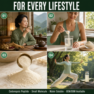 Péptidos de Ginseng <span class=keywords><strong>Partisan</strong></span> en Polvo, Multi-especificación, Polipéptidos Bajos, Polvo Fino Soluble en Agua, Suministro Directo de Fábrica OEM - Product Image 2