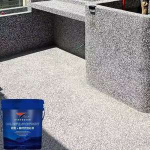 Peinture extérieure en <span class=keywords><strong>pierre</strong></span> à base de résine acrylique à base d'eau Résine résistante à l'eau Sol en <span class=keywords><strong>pierre</strong></span> lavée pour usage extérieur - Product Image 5