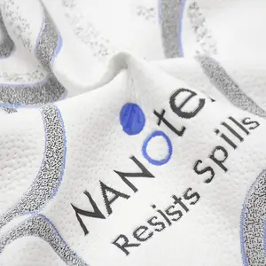 Wasser-und öl abweisendes Nanotex widersteht Verschüttungen Behandlung Rayon Polyester Jacquard Strick matratze Stoff