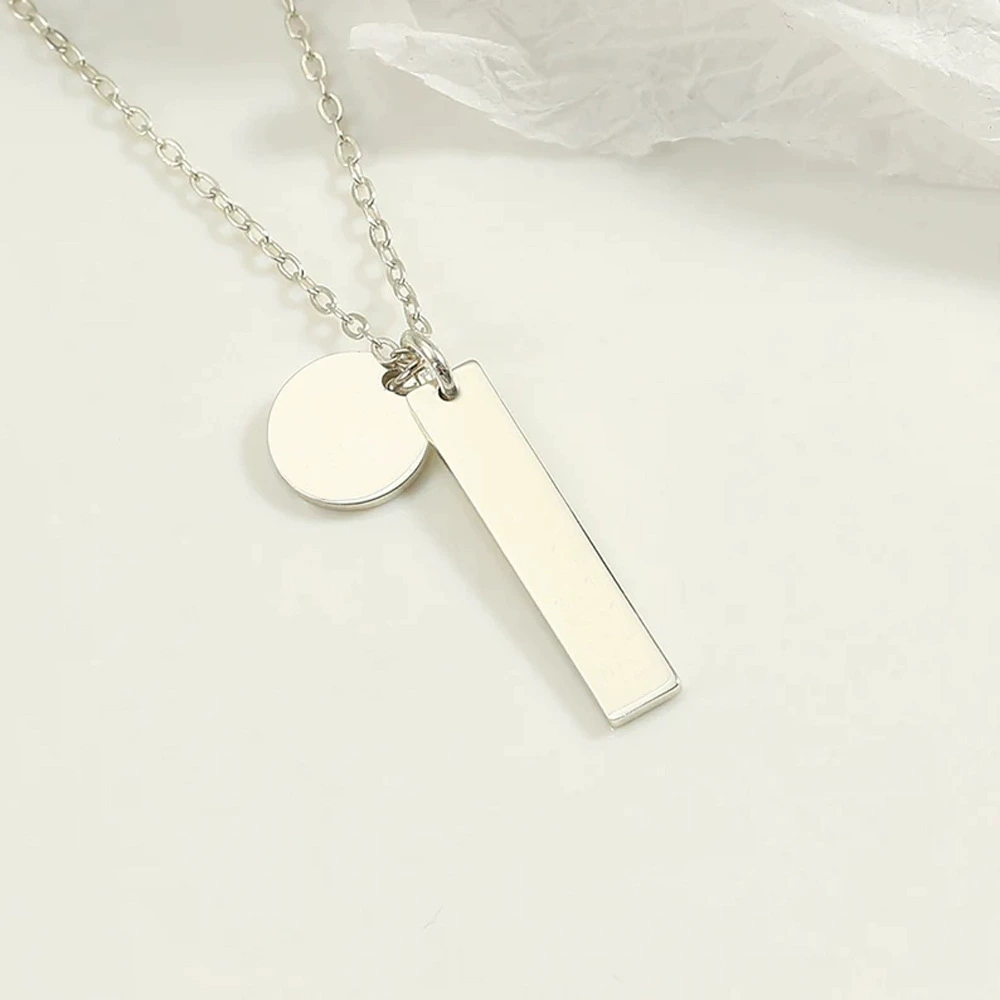 สร้อยคอเหล็กกลมยาวสี