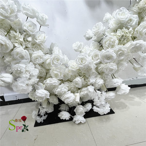 <span class=keywords><strong>Bouquet</strong></span> de <span class=keywords><strong>mariée</strong></span> SPR fournitures de mariage sur mesure Arrangement de fleurs décoratives artificielles réception scène toile de fond coeur arc fleur - Product Image 5