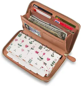 Cash Envelope Wallet All-in-One-Budgets ystem mit Tabbed Cash Envelopes