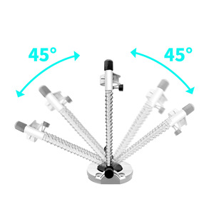 Support de perceuse Yunbei Yb, angle réglable, en alliage d'aluminium, pour perceuse électrique, travail du bois - Product Image 4