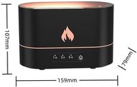 Hxtc88 Chambre Maison H2o Ultrasonique Feu Flamme Arôme Diffuseur Atomiseur Mini Petit Petit Usb Bureau Purificateur D'air Humidificateur Portable