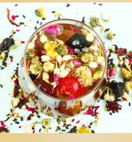 Teh Herbal Buah Bunga Alami Delapan Khasiat, Bebas Kafein, Teh Herbal Mawar Goji, Minuman Vitalitas Harian, Kemasan Satuan