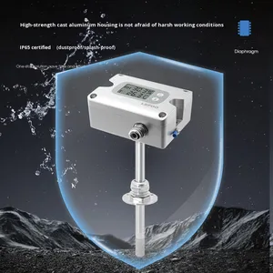 Sensor de Temperatura y Humedad a Prueba de Explosiones de Acero Inoxidable LEFOO LFH71, Sensor Industrial Intrínsecamente Seguro para Montaje en Pared - Product Image 2