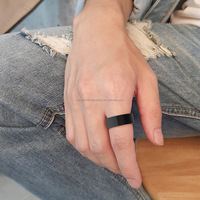 8mm Facettierter Wolframring Ehering für Männer Modeschmuck Ringe Trendiges Verlobungsgeschenk für Party Jubiläum Kostenlose Gravur