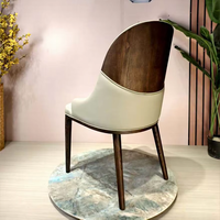 Chaise de salle à manger en bois massif, design moderne, idéale pour les maisons, les bureaux et les appartements, convient aux cuisines, aux bars et aux restaurants