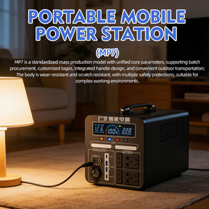 Estación de Energía Portátil de Alta Capacidad de 200w 300w 400w 500w, Generador Solar para Uso en Campamentos al Aire Libre - Product Image 2