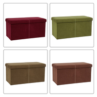 Nicehstex — repose-pieds pliable en tissu, meuble de rangement, pour salon, vente en gros