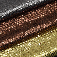 Tissu de Noël scintillant doré métallique de 0,9 mm, mosaïque de microfibres, cuir synthétique PU pour chaussures, sacs, vêtements