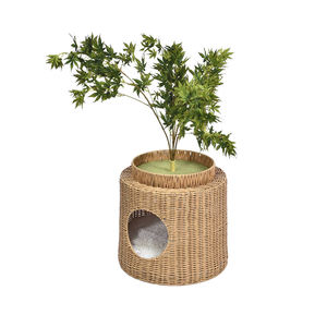 Mobili per Gatti in Vimini e Rattan Fatti a Mano Personalizzabili con Foglie - Product Image 4