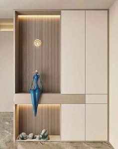 Meubles de salon modernes en gros personnalisés, armoire à chaussures de luxe, armoire à chaussures en bois - Product Image 1