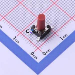 TS-1102SD-A-P-R Tactile Switch SMD-4P,6x6mm Switch ( Operating Force: 1N )( Switch Length: 6mm )( Switch Width: 6mm ) - Product Image 1