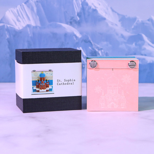 Bloc de Notas 3D, Bloc de Notas Pequeño con Diseño de <span class=keywords><strong>la</strong></span> Catedral de Santa Sofía, Paisaje de Iglesia Católica, Decoración de Escritorio, Papelería, Regalos - Product Image 6