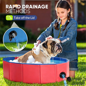 <span class=keywords><strong>Piscine</strong></span> pliable pour la famille, taille personnalisée, en PVC, pour animaux de compagnie, baignoire pour chien, pour usage résidentiel extérieur - Product Image 3