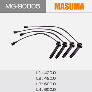 MG-90005 MASUMA อุปกรณ์เสริมสำหรับรถยนต์สายไฟหัวเทียนไฟฟ้าหุ้มฉนวน22451AA660 22451AA661 22451AA890 22451AA710 - Product Image 2