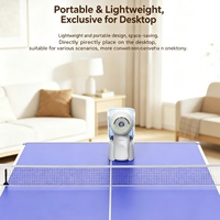 Robot de tennis de table intelligent DORA, machine de service automatique de balles de ping-pong, équipement d'entraînement, vitesse et rotation réglables