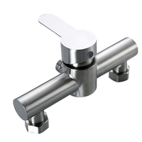 SF-8904 Usine En Gros Bonne Qualité Mur Monté Baignoire Mitigeur Brossé Salle De Bains En Acier Inoxydable Douche Mitigeur Robinet