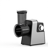 Coupe-légumes et râpe à fromage multifonction électrique avec boîtier en acier inoxydable 420, modèle MG-S6B