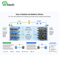 Batterie au sodium-ion 12V 100Ah OEM en gros, cellules Na pour véhicules électriques, camping-cars et usage domestique