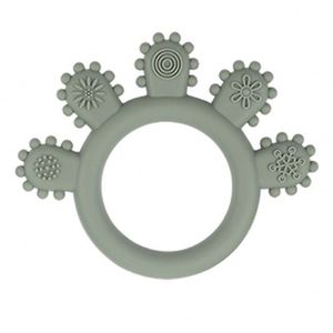 Nouveau Anneau de Dentition Anti-Cryogénie pour Bébé, Jouet Rond en Silicone Alimentaire 0-24 Mois, Couleur et Logo Personnalisables - Product Image 6