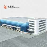 Entrepôt préfabriqué certifié CE, structure en acier PEB, usine, entrepôt logistique, atelier