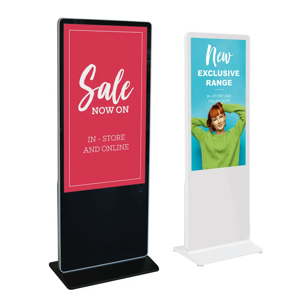 43 49 55 inch 450nits LED LCD Digital Signage Android Display HD 4k Poster Touch Kiosk Indoor TV Advertising Player Screen Kiosk