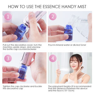 Nano Pulvérisateur Facial Portable à Oxygène et Eau, Alimenté par Batterie, en Plastique, pour Usage Domestique, Extérieur et Automobile, Hydratation Profonde - Product Image 2