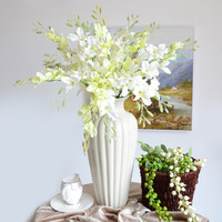 Großhandel Blumen Orchidee Blume für Party Hochzeit Home Esszimmer Dekoration Hochwertige dekorative künstliche Orchidee Blumen