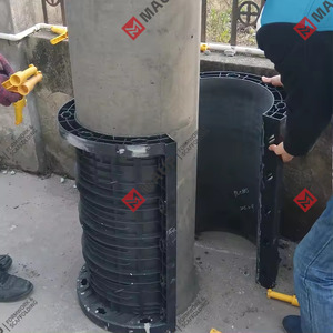 Reusable ABS Plastic Circular Column <b>Formwork</b> System Diameter 300-450mm - Product Image 4