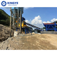 Centrale à béton mobile HZS120 complète pour la production de béton prêt à l'emploi
