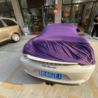 Funda para Auto de Terciopelo Elástico, Impermeable, con Protección UV, 4 Milésimas de Pulgada de Grosor, Ajuste Personalizado, Antiarañazos, para Uso en Interiores, para Modelos de Automóviles