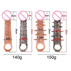 WU pénis Dick manchon réutilisable éjaculation retardée préservatifs de pointe jouets sexuels pour adultes pour hommes - Product Image 3