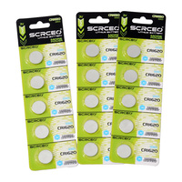 Bon prix Pile bouton 3v au lithium Pile bouton CR1620 au lithium pour clés de voiture Jouets Montre Pile
