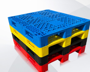 Palette en plastique européenne d'utilisation au sol de grille résistante pour l'empilage d'entrepôt Ventes directes d'usine Palette de grille en forme de carré - Product Image 6