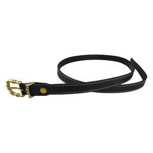 <strong>Peplum</strong> of Leather Patchwork Cloth <strong>Belt</strong> Design Sense of Gold Buckle Leather <strong>Belt</strong> Jeans Waist <strong>Belt</strong> - Product Image 4