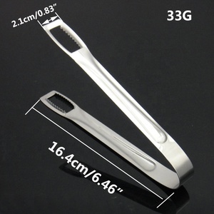 Nouvelles idées de produits 2026 Accessoires de bar pour la maison et la cuisine Outils en acier inoxydable Pinces <span class=keywords><strong>à</strong></span> glace <span class=keywords><strong>à</strong></span> dents de scie Pinces <span class=keywords><strong>à</strong></span> <span class=keywords><strong>sucre</strong></span> - Product Image 2