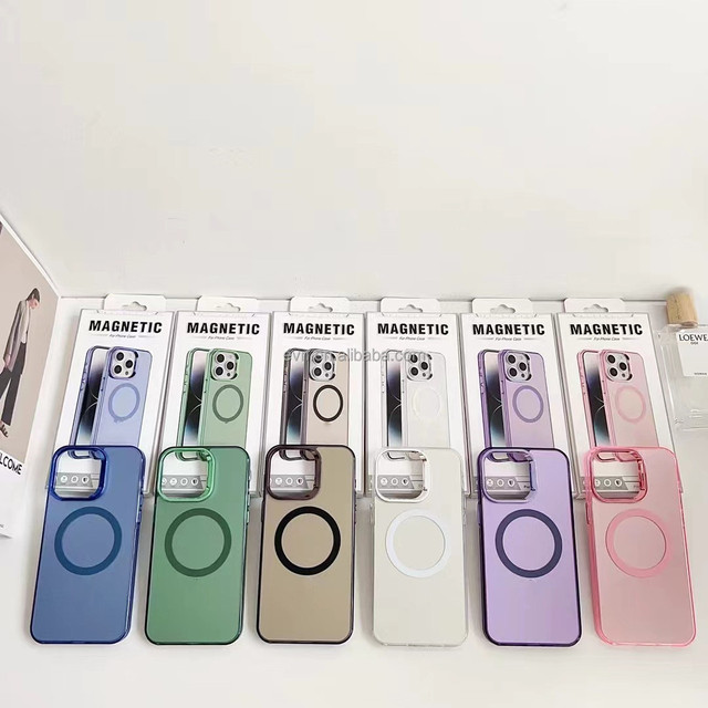 Wholesale Magnetic Phone Case for iphone 16E Colored IMD Wireless Charging PC Back Cover for 16 Pro Max 15 14 13 12 11