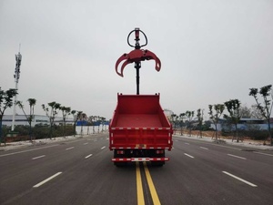5 Ton Hydraulic Folding Arm Block Brick Truck Mounted <b>Crane</b> With Grabber Brick Grab <b>Crane</b> Truck - Product Image 5